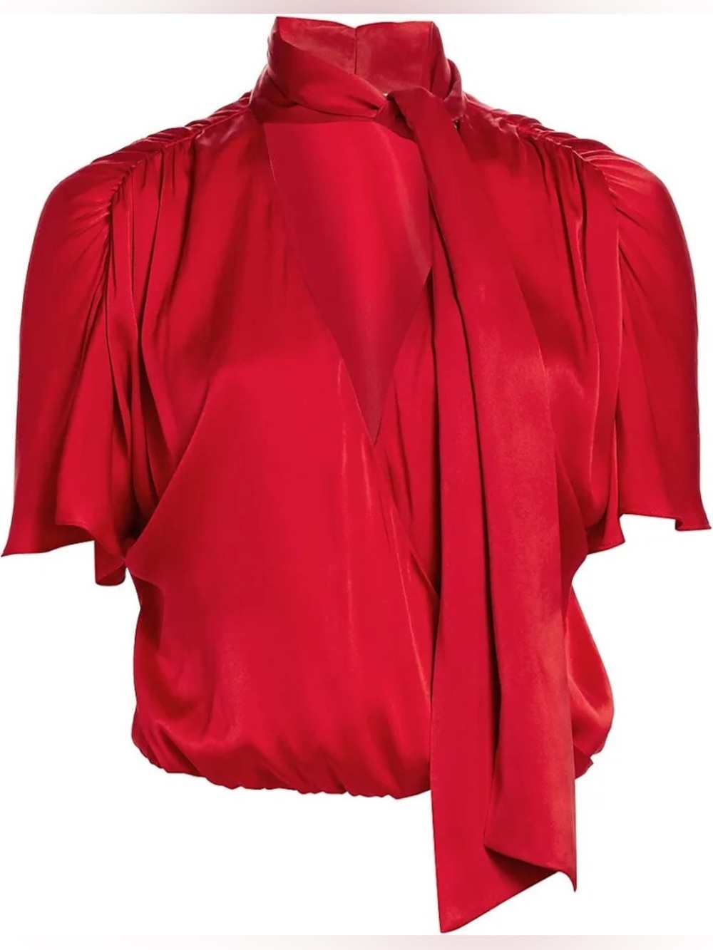 Alice + Olivia Livvy Silk Blouse